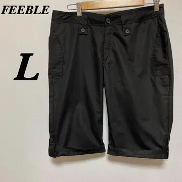FEEBLE 수수료 하프 팬츠 숏 팬츠 L