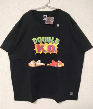 스트리트 파이터 신상품 미사용 티셔츠 UT 4XL 블랙