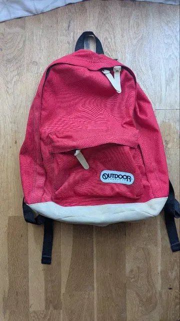 OUTDOOR 백팩 빨간색