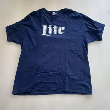 Lite 로고 티셔츠 XL 네이비