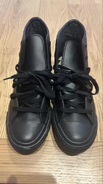 컨버스 올스타 가죽 블랙 22