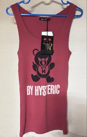 미사용 택 포함 HYSTERIC GLAMOUR 탱크탑 레드