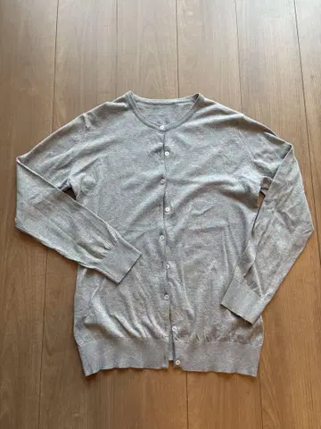 JOHN SMEDLEY 그레이 가디건 긴팔 사이즈 L