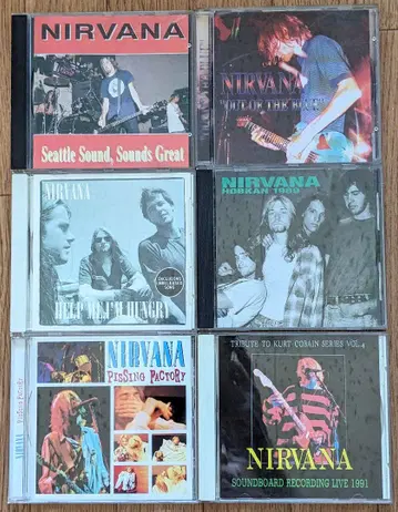 Nirvana 부트레그 CD 6장 세트