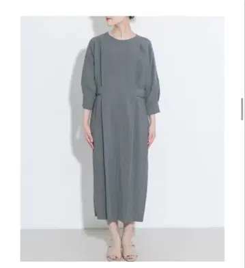 벨트 디자인 스트레이트 원피스