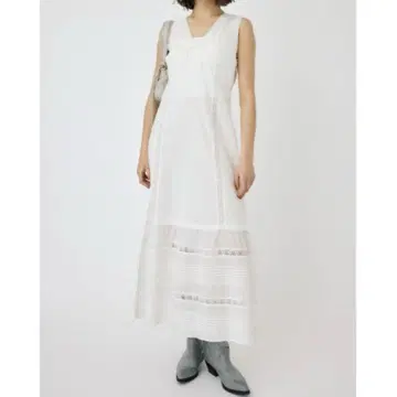 moussy LACE 롱 드레스