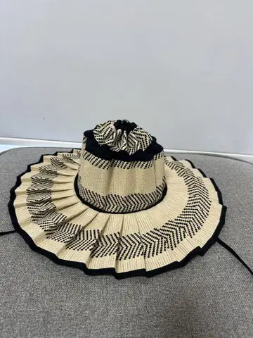카프리 모자 밀짚모자 접이식 캡
