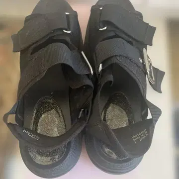 블랙 샌들 L 사이즈