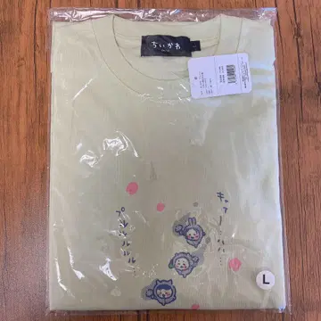 치이카와 (먼작귀) 티셔츠 히미츠 유가사 마메다이후쿠 L 사이즈