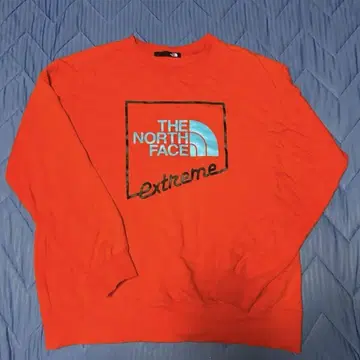 THE NORTH FACE 오렌지 맨투맨 L 사이즈