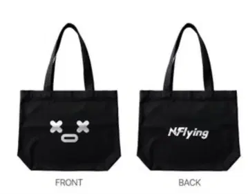 N.Flying 재사용 가능한 토트백 블랙