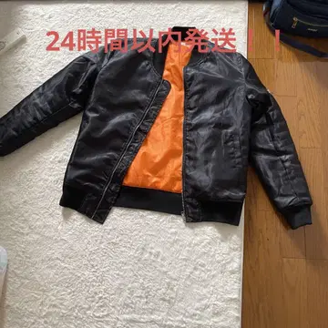 MA-1 스타일 블랙 자켓