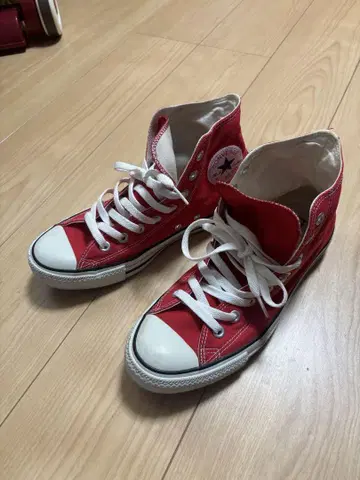 컨버스 올스타 레드 스니커즈 27.0cm