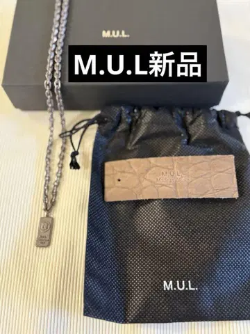 M.U.L 스퀘어 체인 목걸이 48-1