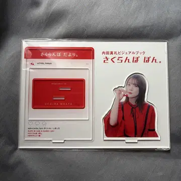 우치다 마야 비주얼 북 체리 보. 애니메이트 혜택 아크릴 디오라마