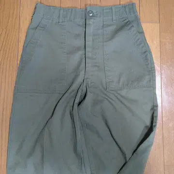 80년대 USARMY OG107 베이커 팬츠 허리 74cm 면 폴리 혼방