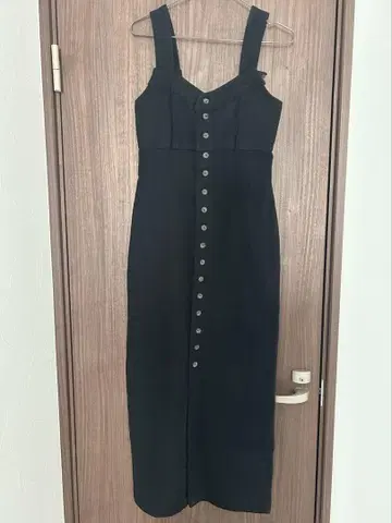 moussy 점퍼 스커트 블랙 버튼