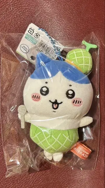 치이카와 (먼작귀) 지역 특산품 키링 하치와레 멜론 봉제 인형 홋카이도