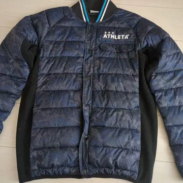 ATHLETA 퀼팅 자켓 M 네이비/블랙
