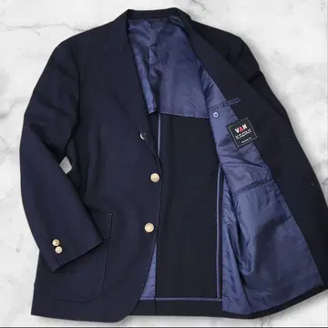 VAN JACKET 네이비 골드 버튼 테일러드 자켓 네이비 단추