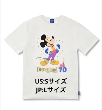 L 미키 반팔 티셔츠 DISNEYLAND RESORT 디즈니 스토어