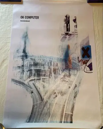 OK COMPUTER RADIOHEAD 캔버스 포스터