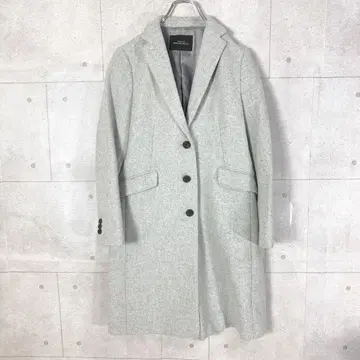 그린 라벨 릴랙싱 체스터 코트 울 라이트 그레이