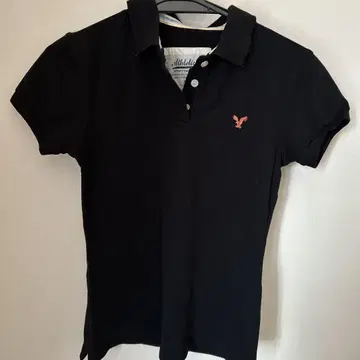 American Eagle 블랙 피케 셔츠 M