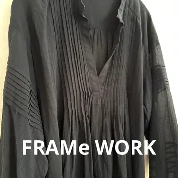 FRAME WORK 개더 블라우스