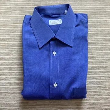 SHEDO COLLECTION 블루 셔츠 이탈리아제 41/16