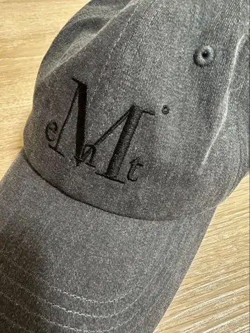 MUCENT 캡 그레이 데님