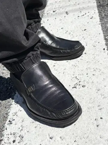 BALLY_로퍼/가죽 신발/US6 1/2