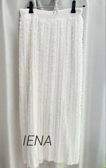 IENA 프린지 니트 스커트