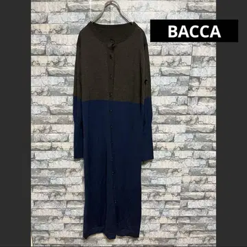 BACCA 바이컬러 롱 가디건 투모로우랜드 S