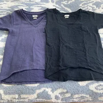 SEA VINTAGE 루즈 넥 TEE 2장 세트