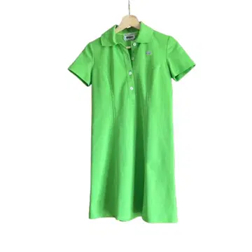 #Lacoste 폴로 원피스 밝은 그린 styled in France