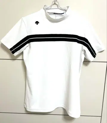 데상트 골프 모크넥 티셔츠 XL