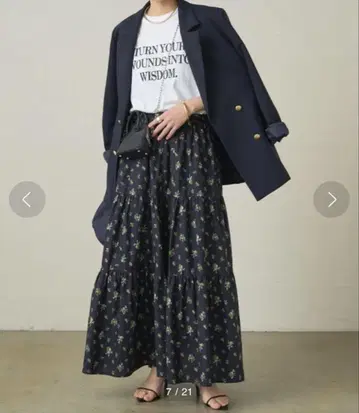 Loungedress 플라워 개더 스커트