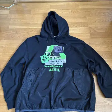 XLARGE 후드 부착 후드티 블랙 XL