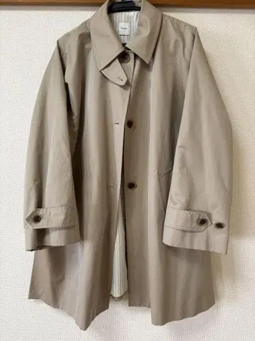 Spick and Span T/C 개버딘 스텐카라 코트 사이즈 38