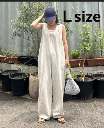 새상품 슬라브 쭈리 밑단 드로스트 올인원