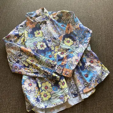 tsumori chisato 꽃무늬 긴팔 셔츠 M