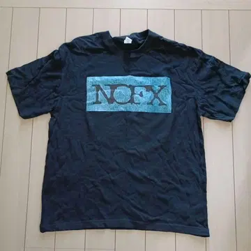 NOFX 로고 프린트 티셔츠 2XL 블랙