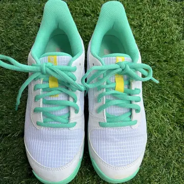 프린스 테니스화 24cm 여성용 화이트/민트