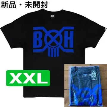 BOUNTY HUNTER LOGO TEE 2XL BLACK / BLUE