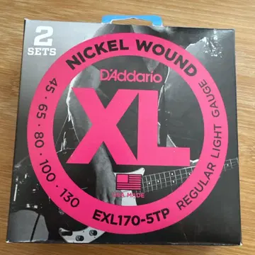 D'Addario EXL170 일렉 베이스 줄 니켈 와인딩 2세트