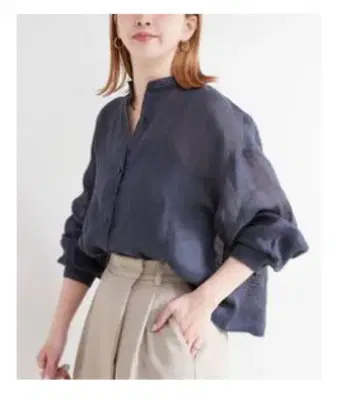 B.C STOCK 파나마 라미 셔츠 네이비 [새상품, 택 포함]