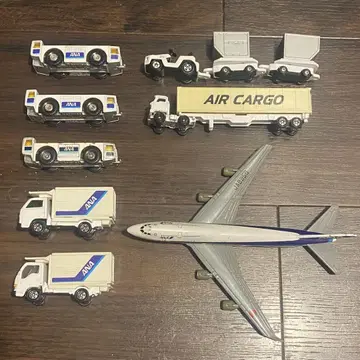 토미카 ANA 공항 차량 비행기 보잉 747 8대 세트 묶음 판매