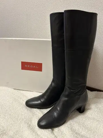 REGAL 롱 부츠 여성용 24cm 블랙