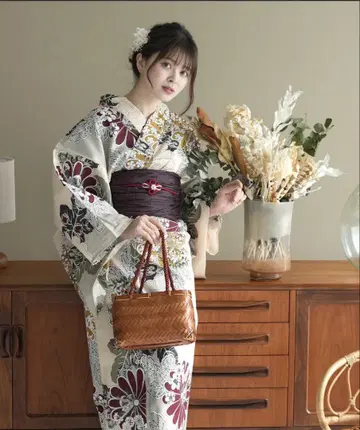 utatane 선택 가능한 유카타 3개 세트